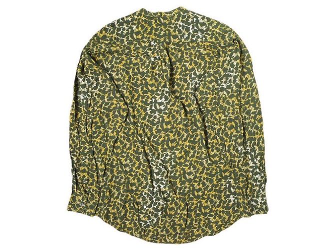 Autre Marque ISABEL MARANT ETOILE Rayon Print Blouse Mustard - view 2