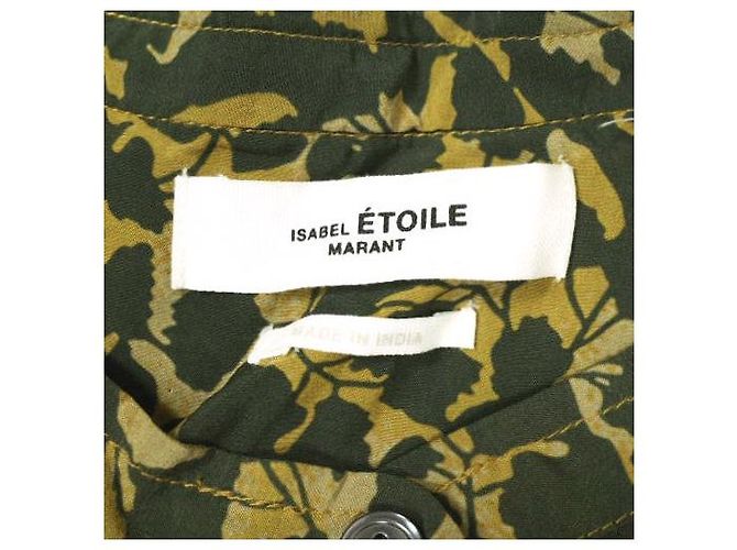 Autre Marque ISABEL MARANT ETOILE Rayon Print Blouse Mustard - view 3