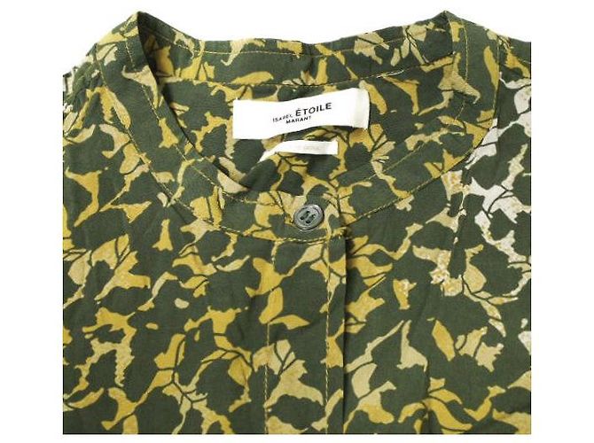 Autre Marque ISABEL MARANT ETOILE Rayon Print Blouse Mustard - view 4