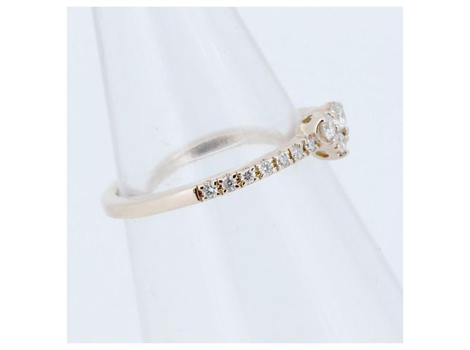 Autre Marque Ponte Vecchio Au750 Diamantring Golden - Ansicht 2
