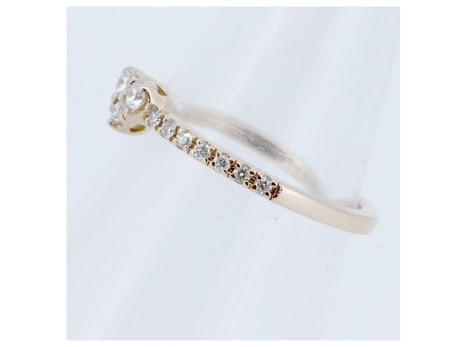 Autre Marque Ponte Vecchio Au750 Diamantring Golden - Ansicht 3