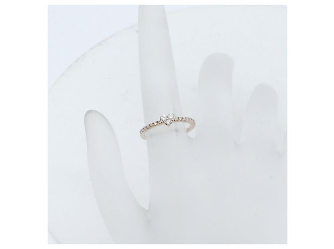 Autre Marque Ponte Vecchio Au750 Diamantring Golden - Ansicht 7