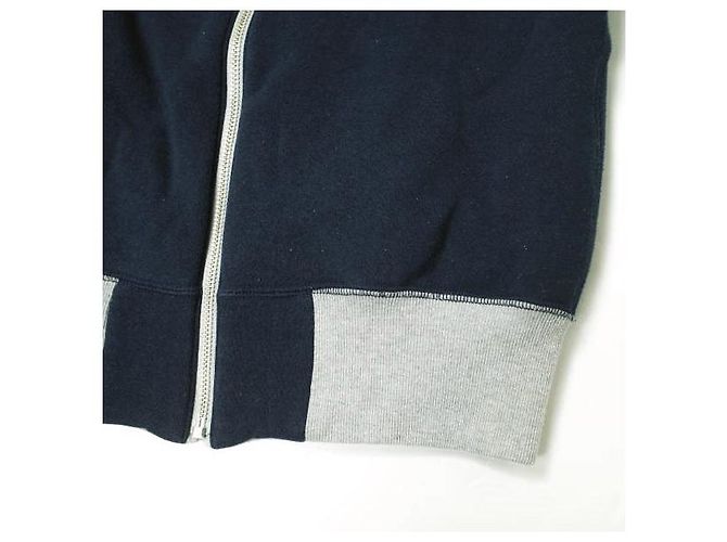 Autre Marque Reversible Sweat Stadium Jacket XS Marine/Grau - Ansicht 6