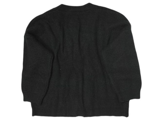 Autre Marque LOCKERE STRICKJACKE BLAU FRAU SCHWARZ - vista 2