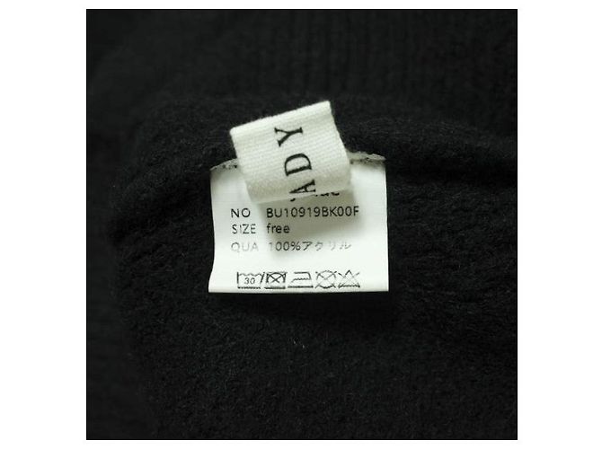 Autre Marque LOCKERE STRICKJACKE BLAU FRAU SCHWARZ - vista 7