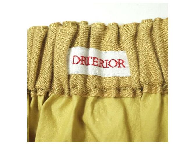 Autre Marque Falda de algodón Compact Spin Twill de DRESSTERIOR Amarillo - vista 3