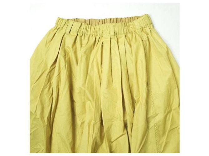 Autre Marque Falda de algodón Compact Spin Twill de DRESSTERIOR Amarillo - vista 4