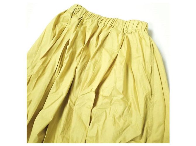 Autre Marque Falda de algodón Compact Spin Twill de DRESSTERIOR Amarillo - vista 5