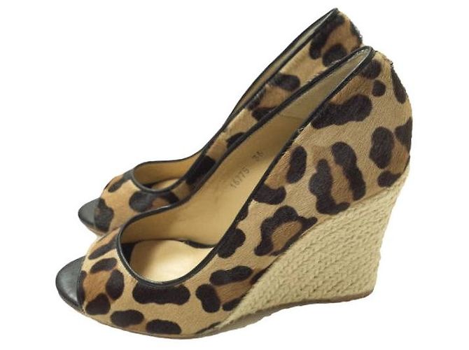 Autre Marque PELLICO SUNNY GARDENIA Décolleté a punta aperta con zeppa Stampa leopardo - vista 2