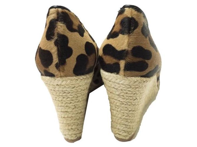 Autre Marque PELLICO SUNNY GARDENIA Décolleté a punta aperta con zeppa Stampa leopardo - vista 3