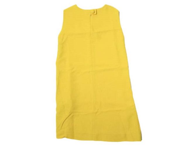 Autre Marque Abito intero in viscosa e acetato J&M Davidson Giallo - vista 2