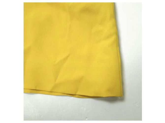 Autre Marque Abito intero in viscosa e acetato J&M Davidson Giallo - vista 6