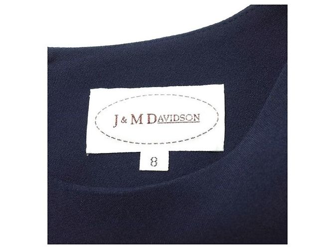 Autre Marque Vestido de rayón y acetato J&M Davidson Azul marino - vista 3