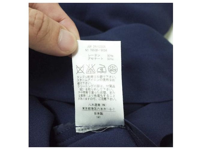 Autre Marque Vestido de rayón y acetato J&M Davidson Azul marino - vista 7