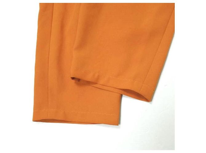 Autre Marque FORMO Wrap Stretch-Hosen aus Polyester Orange - Ansicht 6