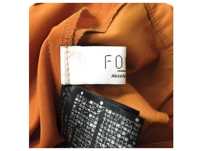 Autre Marque FORMO Wrap Stretch-Hosen aus Polyester Orange - Ansicht 7