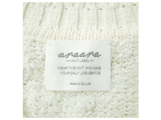 Autre Marque ara ara 22SS Oversize Strickweste mit V-Ausschnitt aus Nylon Baumwolle Acryl
Strickweste Aus weiß - Ansicht 3