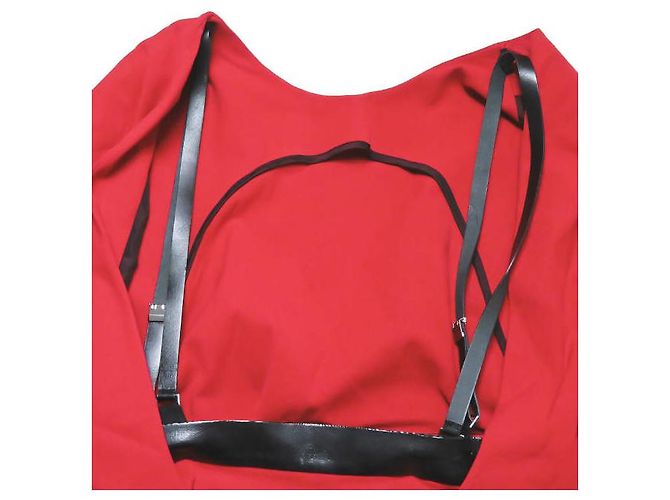Autre Marque Vestido TOGA de Georgette de Rayón Roja - vista 4