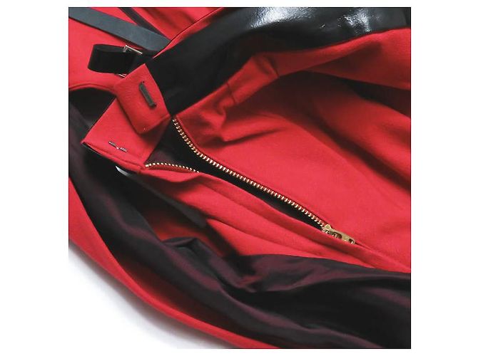 Autre Marque Vestido TOGA de Georgette de Rayón Roja - vista 7