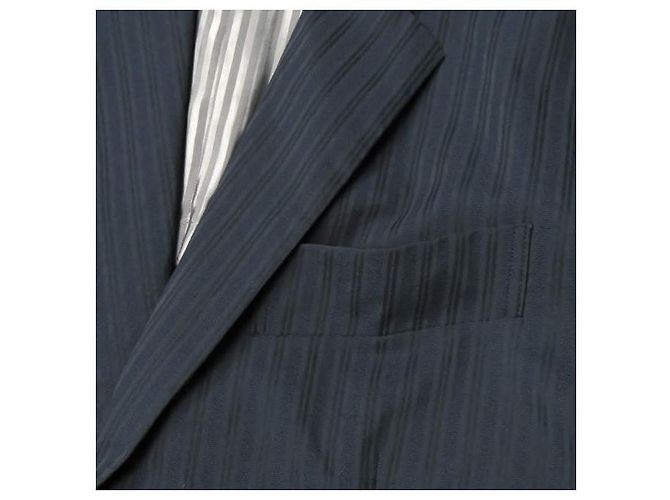 Autre Marque Chaqueta entallada N.HOOLYWOOD COLLECTION LINE de poliéster y algodón Azul marino - vista 5
