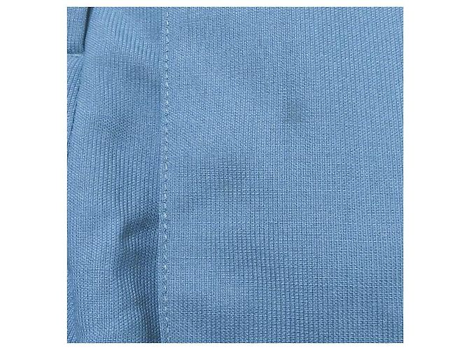 Autre Marque Calças de lã com pregas frontais AALTO Azul - vista 6