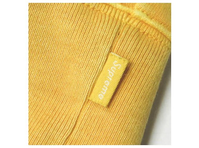 Sudadera con capucha Supreme Overdyed S Amarillo - vista 8