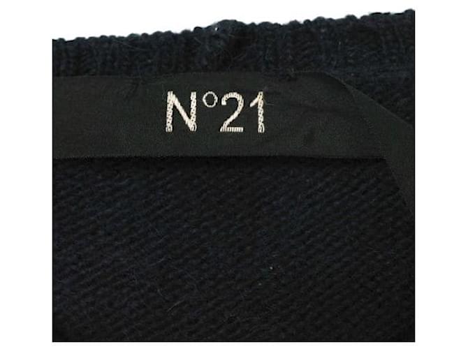 Autre Marque Alpakamischung Strickwaren N°21 Blau - Ansicht 3