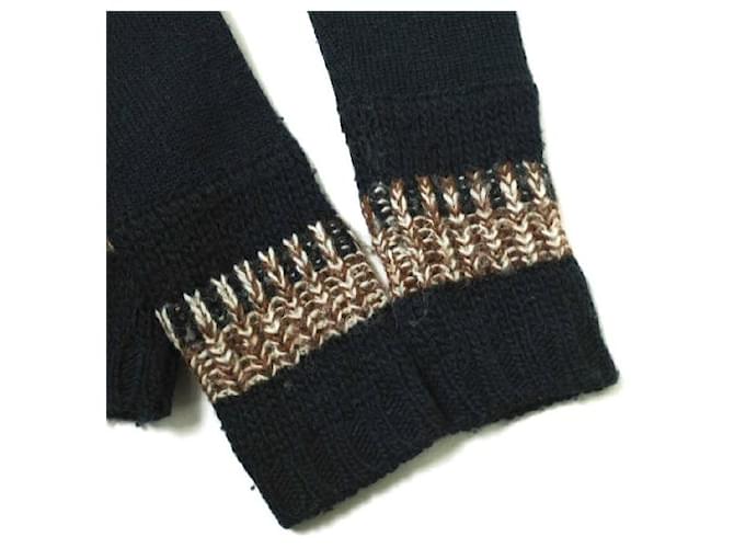 Autre Marque Alpakamischung Strickwaren N°21 Blau - Ansicht 5