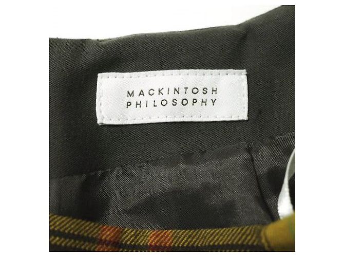 Autre Marque Falda larga de cuadros Check de la filosofía MACKINTOSH - vista 3
