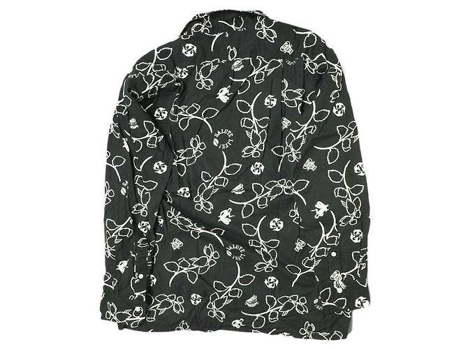 Autre Marque MOJITO × BEAMS PLUS CAMISAS ABSINTIO HAWAI Camisa de Algodón de Manga Larga Edición Limitada Negro - vista 2
