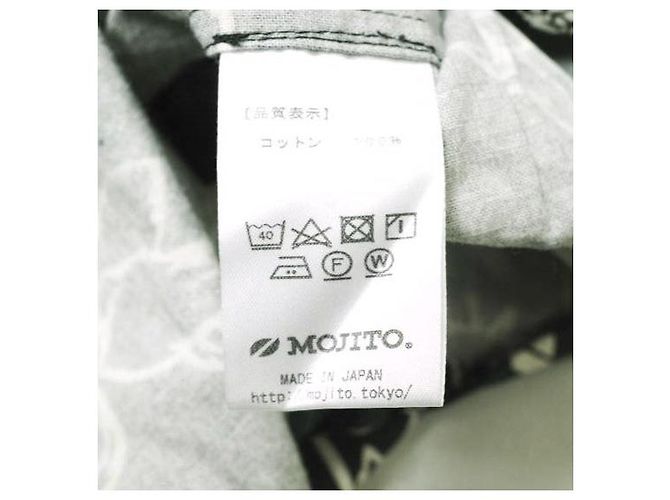 Autre Marque MOJITO × BEAMS PLUS CAMISAS ABSINTIO HAWAI Camisa de Algodón de Manga Larga Edición Limitada Negro - vista 8