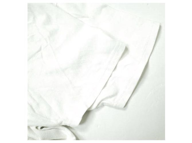 Autre Marque Camiseta de cuello redondo de algodón blanca SSZ Blanco - vista 4
