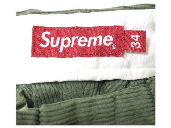 Pantalón Chino de Corduroy Supreme Gonz 34 - vista 3