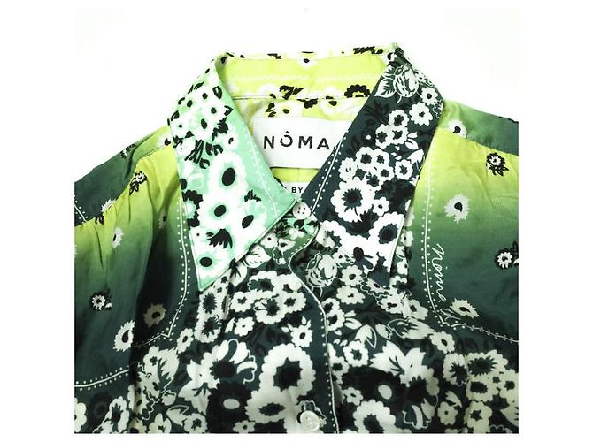 Autre Marque NOMA t.d. Draw Your Garden Hemdblusenkleid, Hellgrün, Einheitsgröße - Ansicht 4