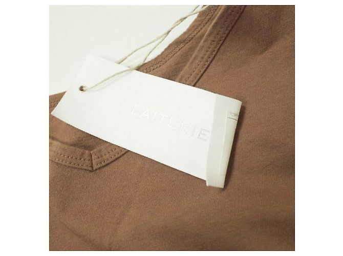 Autre Marque LAITERIE 2WAY Langes Pulloverkleid LC20403 Braun - Ansicht 3