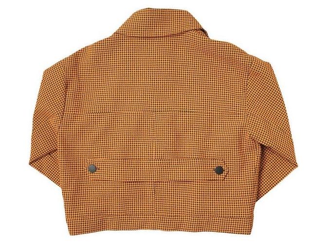 Autre Marque MYKKE HOFMANN houndstooth jacket Orange - view 2