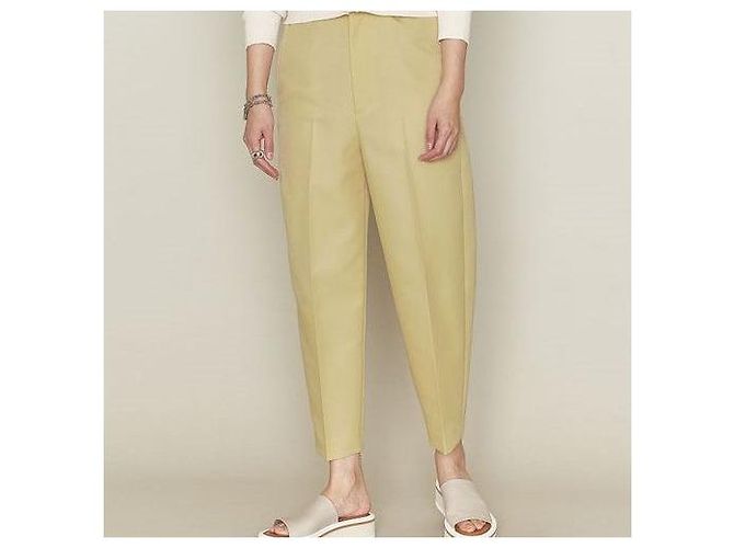 Autre Marque Pantaloni larghi e affusolati ASTRAET Giallo chiaro - vista 9