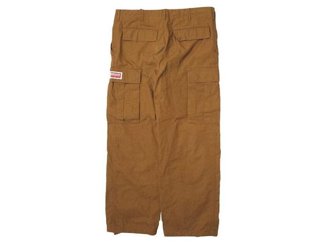 Autre Marque Pantalones cargo con botón de flor KENZO NIGO marrones Castaño - vista 2