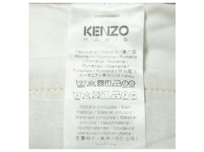 Autre Marque Pantalones cargo con botón de flor KENZO NIGO marrones Castaño - vista 9