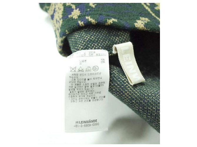 Autre Marque LEINWANDE Jacquard Strick-Bustier Grün - Ansicht 7