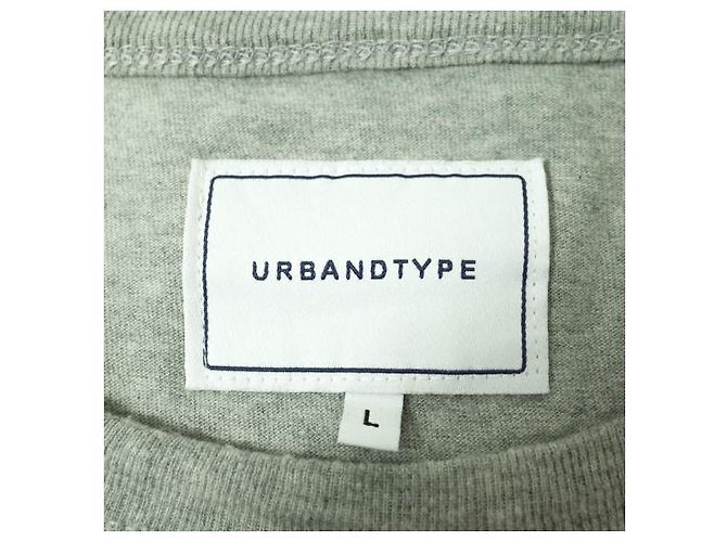 Autre Marque T-shirt in cotone Urbandtype HAPPY VIBES POCKET TEE Marrone - vista 3