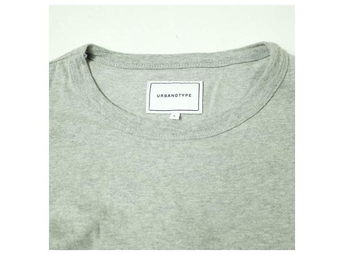 Autre Marque T-shirt in cotone Urbandtype HAPPY VIBES POCKET TEE Marrone - vista 4