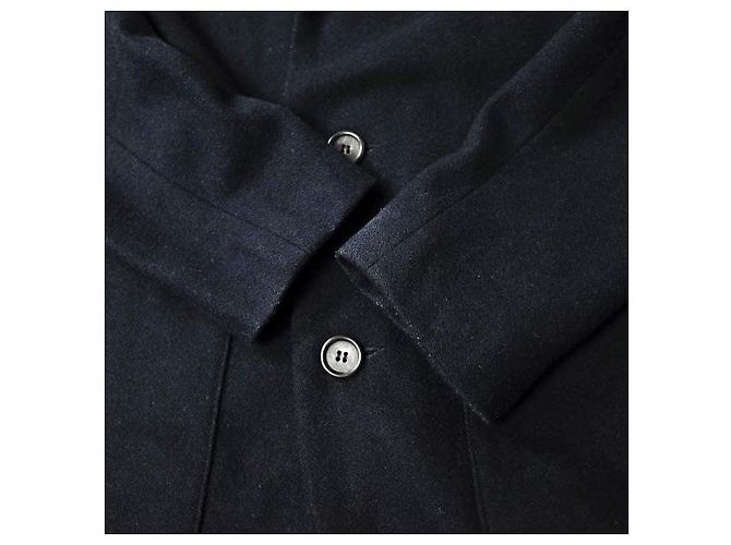 Autre Marque Abrigo Chester de lana Navy BASISBROEK VILTON Azul marino - vista 6