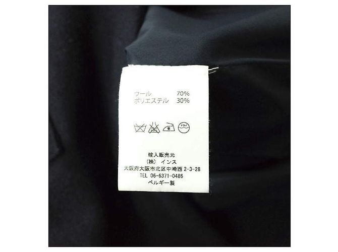 Autre Marque Abrigo Chester de lana Navy BASISBROEK VILTON Azul marino - vista 8