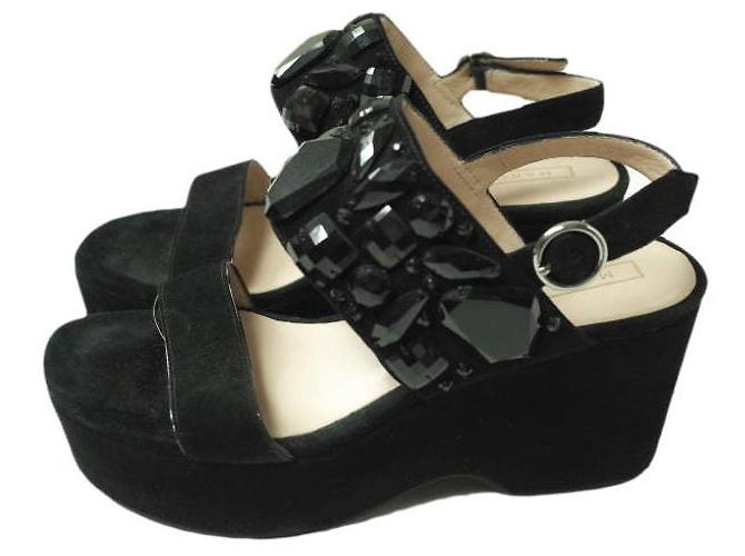 Sandali con zeppa in suede decorati Marc Jacobs Lily - vista 2