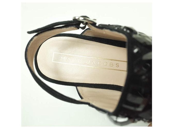 Sandali con zeppa in suede decorati Marc Jacobs Lily - vista 8