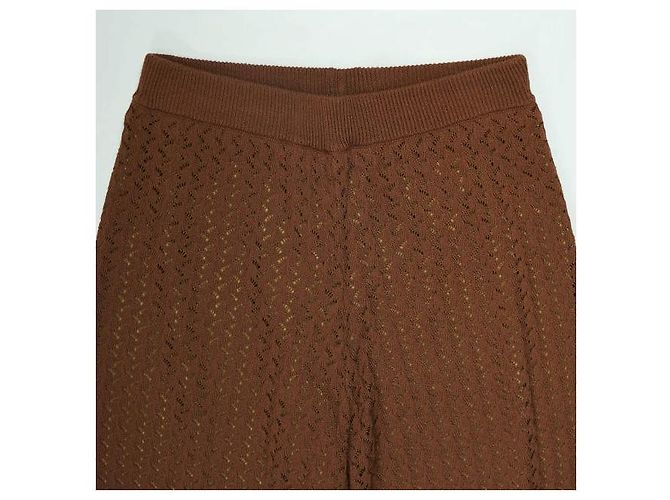 Autre Marque B:MING by BEAMS Openwork Strickhose Braun - Ansicht 3