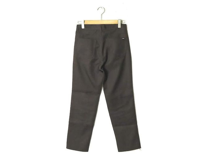 Autre Marque BEAMS Polyester-Baumwoll-Flare-Hose Dunkelbraun - Ansicht 2