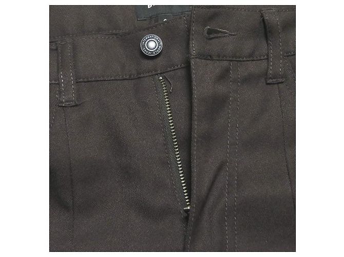 Autre Marque BEAMS Polyester-Baumwoll-Flare-Hose Dunkelbraun - Ansicht 5