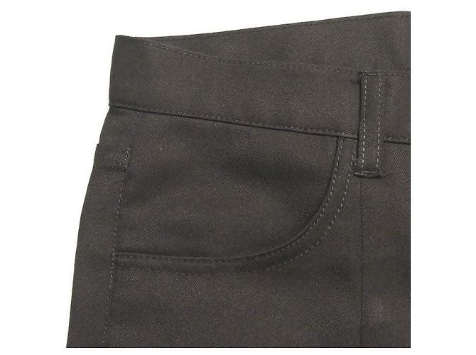 Autre Marque BEAMS Polyester-Baumwoll-Flare-Hose Dunkelbraun - Ansicht 6